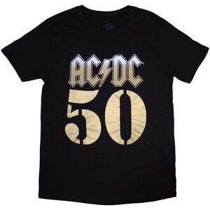 AC/DC Unisex Adult Bolt Array Cotton T-Shirt / Black
